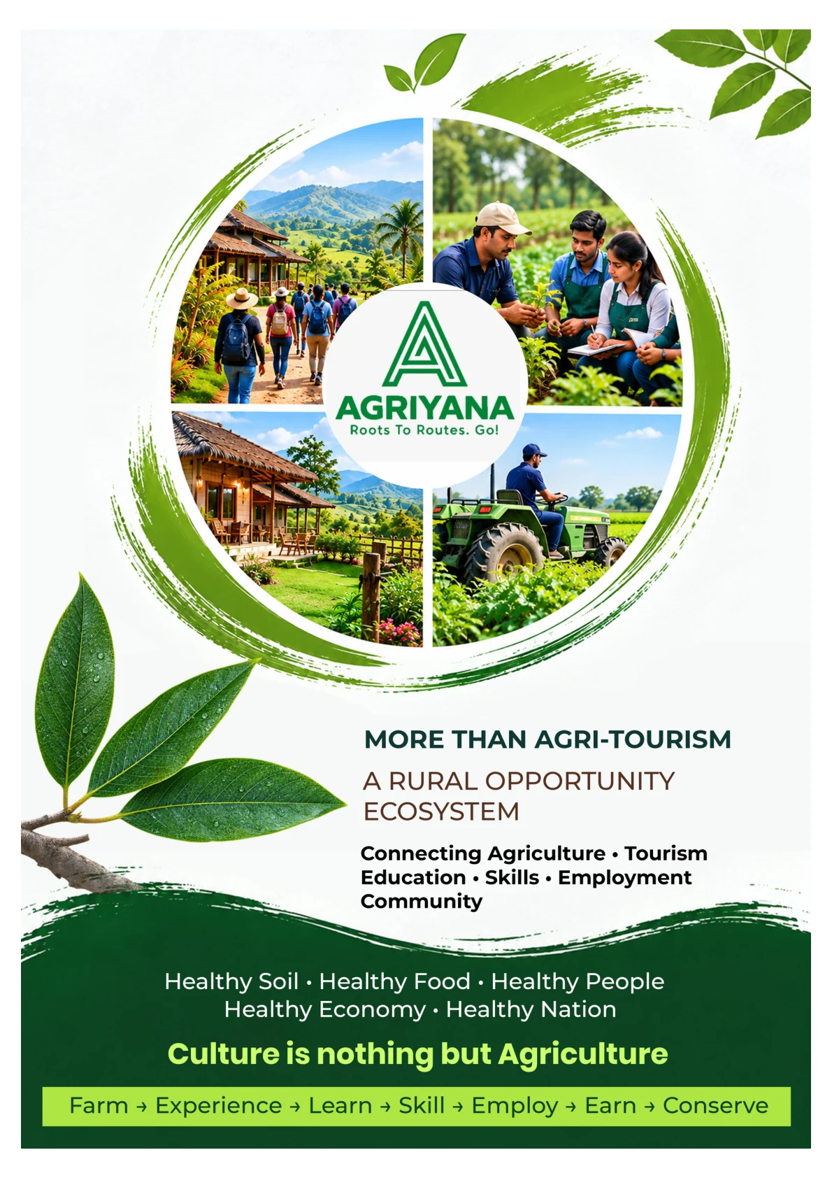 Official Agriyana Brochure Cover — More Than Agri-Tourism, A Rural Opportunity Ecosystem